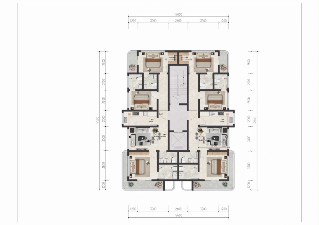 Residential floor plan