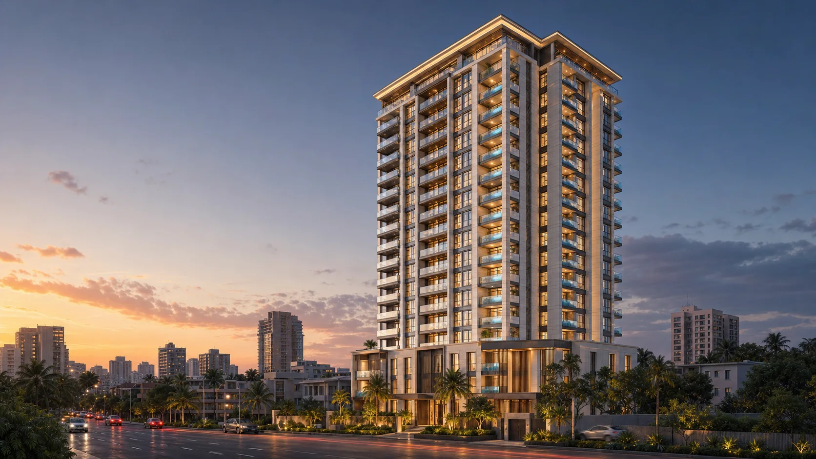 Artistic impression of Grand Sultan Mercury, a 20-storey residential tower in Upanga, Dar es Salaam